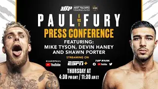 Jake Paul vs Tommy Fury OFFICIAL PRESS CONFERENCE [LIVE]