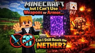 Minecraft but I Can&rsquo;t Use Weapons or Armor&hellip; Can I Still Reach the Nether?