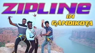 Ziplining in Gandikota: Thrilling Adventure in India's Grand Canyon! | YB vlogs || Young Boltz