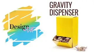 How to Design Gravity Dispenser Box Die line in illustrator