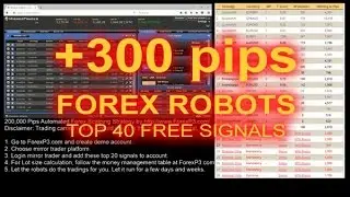 Forex Brazil +300 Pips Live Trading - Forex Robots Brazil