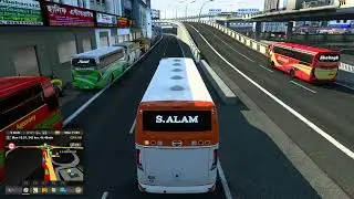 S.ALAM Paribahan || Dhaka(Abdullahpur)Too Benapol || BANGLADESHI MAP BSN v4.0.4 ||FULL GAMEPLAY ||