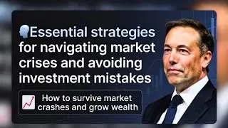 Essential strategies for navigating market crises and avoiding investment mistakes