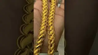 GOLD LOTUS CHAIN NEW DESIGN 30.GM HALL MARKING  #goldchain #gold #youtubeshort #subscribe #like 💯💯💯💯