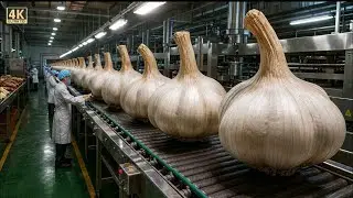 The Transformation of Garlic | Industrial Garlic Powder Production (The Entire Process)