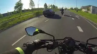 First motorcycle-lesson, dutch instructor - English spoken.