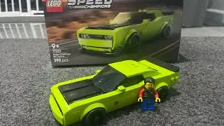 Lego Speed Champions 77237 Dodge Challenger SRT Hellcat Review 