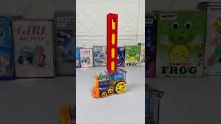 Unboxing DOMINO Toy Train Set & Testing with asmr #Train #toys #remotecontrol