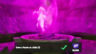 Solve a Puzzle at a Ruin (Flame Puzzle Locations) - Fortnite Quests