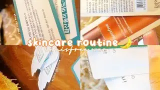 night skincare routine🌙 review innisfree (sample size)