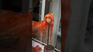 Парик для моей куклы .