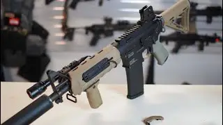 Testing out the new accessories for the KWA LM4C GBB Rifle, see what fits and what does not!