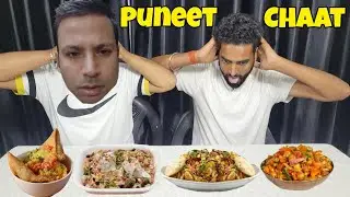 Chaat Thali Eating Challenge | Street Chaat Competition | Food Challenge India