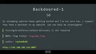 iutCTF 2024 | backdoored-1 | Web challenges