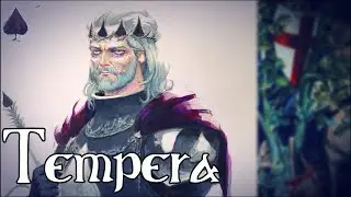 King of Spades | Playing Card set | Tempera Illustration