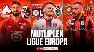 🔴 OL 4-2 PAOK / LILLE 1-0 FRIBOURG / LUDOGORETS 1-0 NICE / MATCH EN DIRECT / MULTIPLEX LIGUE EUROPA.
