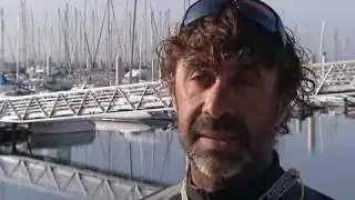 Guillermo Altadill tras llegar a Brest en la Istanbul Europa Race