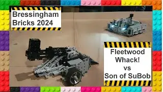 Fleetwood Whack! vs Son of SuBob -  Lego Robot Battle (Bressingham Bricks 2024 Sun S2B4)