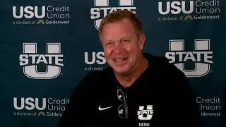 Utah State 49 Air Force | Head Coach Bronco Mendenhall, Quarterback Bryson Barnes on the big win 