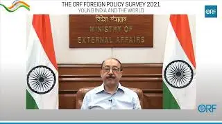 India's Foreign Secretary Harsh Vardhan Shringla releases the ORF Foreign Policy Survey 2021