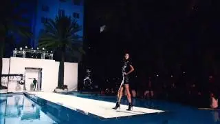 Top Model Daniela de Jesus walks the runway for the Express Fashion Show 2014  in Miami.
