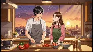 Cooking Together with the One I Love | Cozy Love Story | Ghibli Ambience
