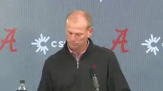 Bama coaches news conference before LSU game