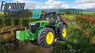 pillow with Big jondeer tractor in farming simulator 23|Timelapse|#fs23