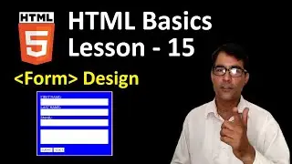 Form tag in HTML in hindi | HTML basics lesson - 15 | How to Create Registration Form in HTML (CC)