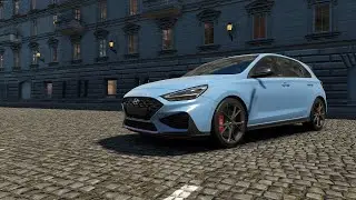 Assetto Corsa EVO Hyundai i30n Hatchback Gameplay on Laguna Seca