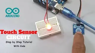 Touch Sensor Circuit using Arduino UNO