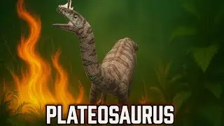 Jugando con el Plateosaurus en The cursed dinosaur isle 🌲🌿