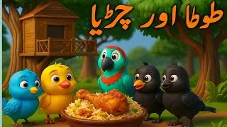 🐦 Tota aur Chirya 🦜 | Main Tota Main Tota Poem | Cute & Funny Animated Story for Kids | Kids World 🌟