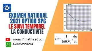 Examen national 2021 le suivi temporel 《 la conductivité》