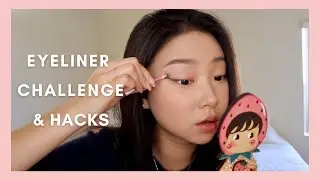 [무쌍 아이라인 꿀팁] EYELINER HACKS/TIPS & CHALLENGES | MONOLID MAKEUP