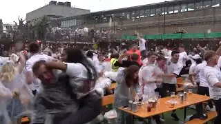 England fans reaction to Luke Shaw goal against Italy in EURO 2020