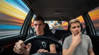 UČIM SELJAKA DA VOZI AUTO A ZATIM POLAŽE VOZAČKI ISPIT!! *slupo auto*