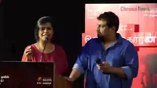 Directors Pushkar and Gayathri speech at Kolaigaran press meet
