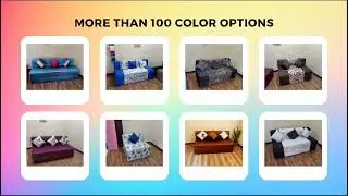 folding Sofa bed cover removable washable 9999 WhatsApp 9833877482 #sofabed #sofa #beddesign
