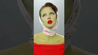 Этот вайб💔🛸 #makeup #makeuptransition #beauty #transformation #makeuptutorial #retro #alienmakeup