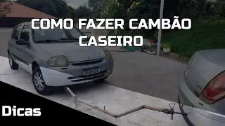 HOW TO MAKE A TOW BAR FOR PULLING A CAR AT HOME