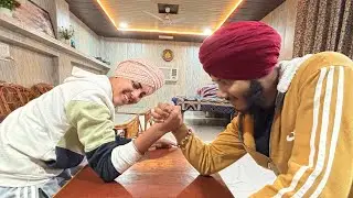 Arm wrestle Challenge 😤💪sachet vs sahaj  