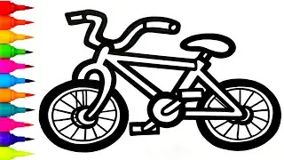 How to Draw a Bicycle Step by Step 🚲 | Easy Bike Drawing Tutorial 