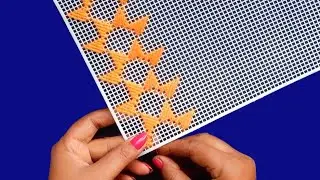 VERY UNIQUE AND LATEST PLASTIC CANVAS DESIGN IDEA FOR BEGINNERS