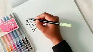 How To Draw Giraffe From Number 1 l Drawing Pictures l Giraffe Drawing Easy For Beginners |Drawing |