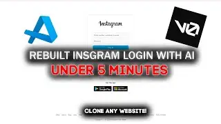 I Rebuilt Instagram&rsquo;s Login Page in 5 Minutes Using AI &ndash; It Looks Real! | AI coding