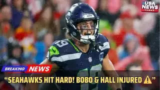 Seahawks Injury Update: Jake Bobo Concussion & Tyler Hall Knee Injury । USA NEWS TODAY
