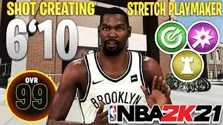 *NEW* BEST KEVIN DURANT BUILD ON NBA2K21!! OVERPOWERED 6'10 DEMIGOD BUILD IN 2K21 NEXT GEN!!