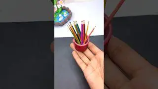 Diy mini colorful pencils for kids/ #kidscraft #diy #craft #handmade #kidsvideo #shortfeed