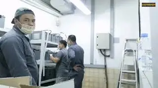 Replace battery UPS